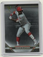 2021 Topps Triple Threads Base Parallel Onyx Black Andrew McCutchen 18/50 #98