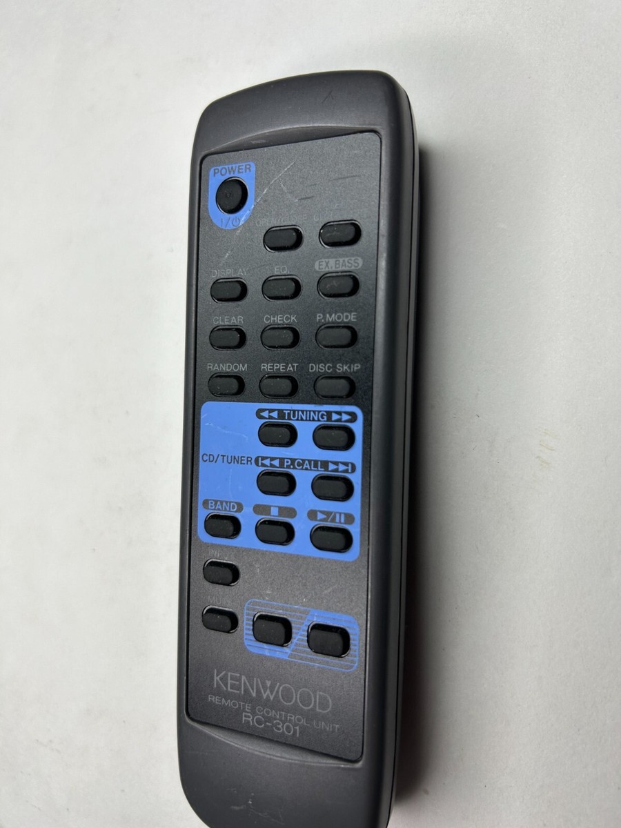 Kenwood RC-301 Audio CD/Tuner Remote Control fr RXDA3 RXDA8 XD43