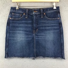 Madewell stretch Denim straight skirt size 29