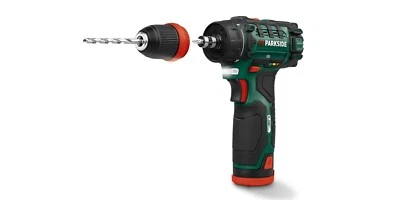 PARKSIDE® Perceuse-visseuse sans fil PBSA 12 , 12 V , X12VTEAM AVEC BATTERIE ET