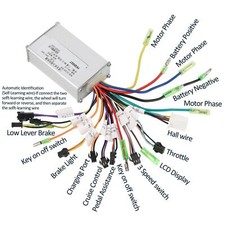 36-48v Brushless Dc Motor Speed Controller For Bicycle E-bike Scooter