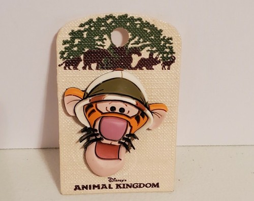 New! Vintage Disney's Animal Kingdom Tigger Face Rubber Pin