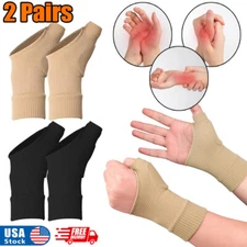 4x Thumb Arthritis Compression Glove with Soft Gel Pad Wrist Compression Sleeve