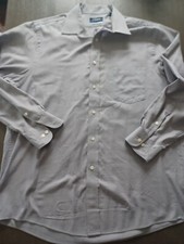 Chaps Men's Gray Long Sleeve Dress Shirt Size 16.5