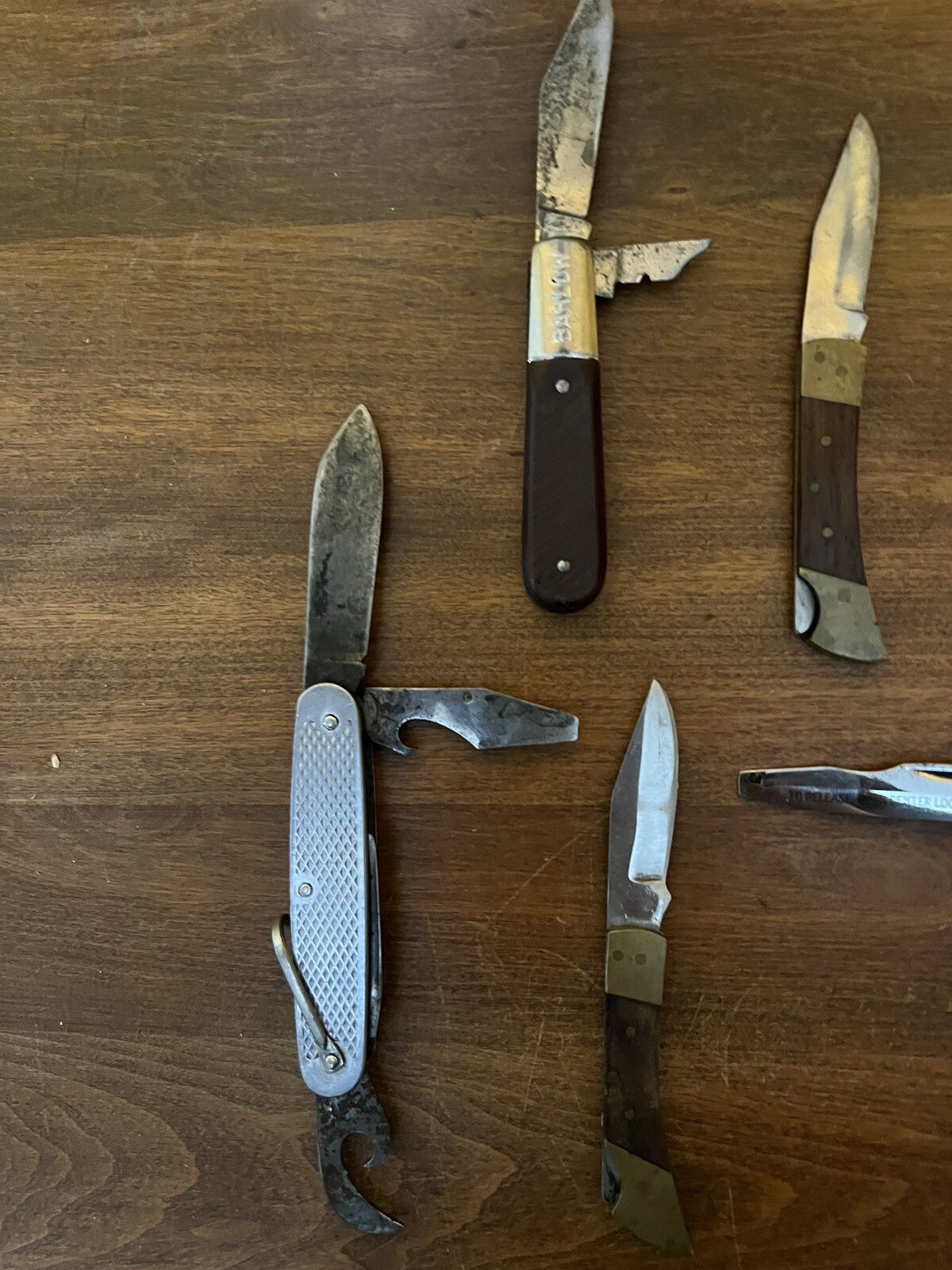 LOT OF 6 VINTAGE USED POCKET KNIVES eBay
