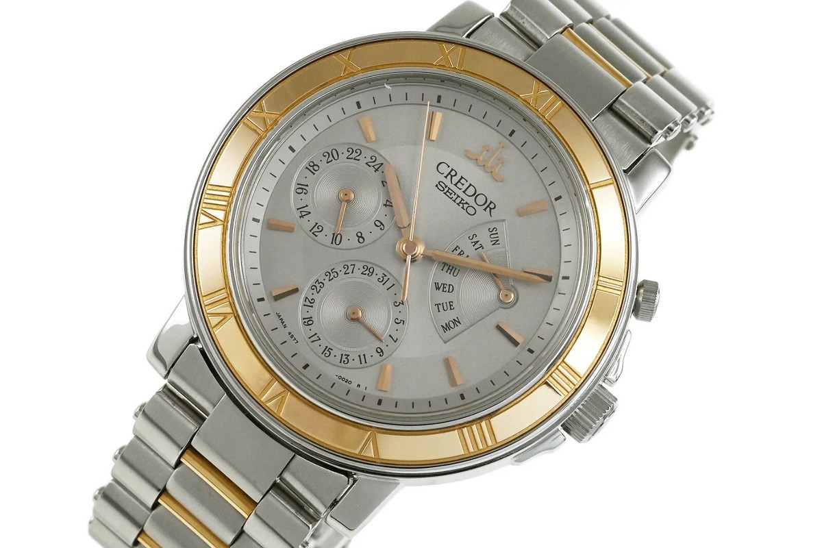 Seiko- GCBG998 Credor Silver Men's Watch | eBay