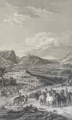 Stecker Der Festung Von Joux 1674 By The Marquis De Duras Cluse-Et-Mijoux C 1840