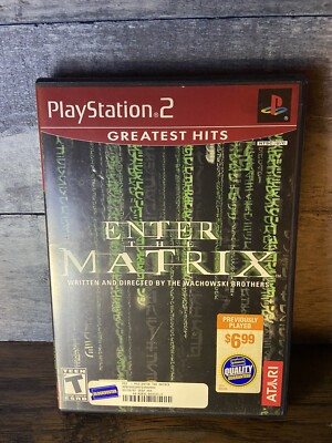 Enter the Matrix (Sony PlayStation 2, 2003) From Blockbuster!