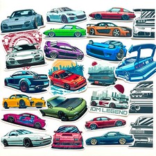 23pc Japanese Drift Legend Mazda Rx7 Rx8 Vinyl Stickers Jdm Sport Car Legend