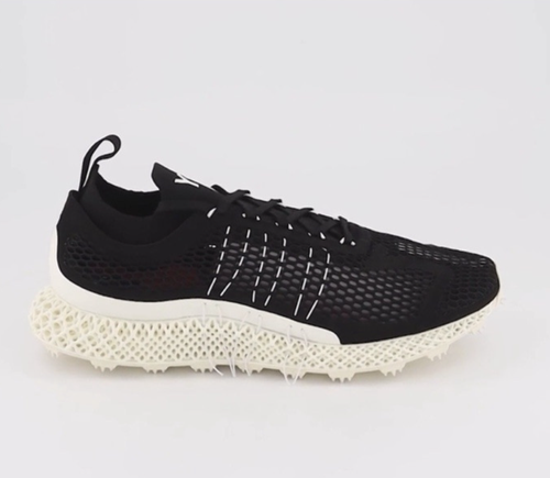 Y-3 Sneaker Runner 4D Halo Low Top schwarz weiß UK4 passt 4,5 bequem NEU UVP350 - Bild 7 von 21