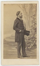 CDV 1862. Philarète Chasles, Homme De Lettres Français. Dédicace. Autograph
