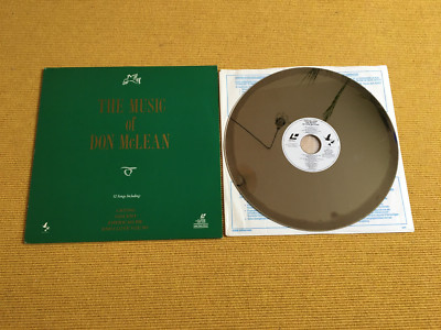 Laser Disc / LD: The Music of Don McLean Crying Vincent American Pie ....