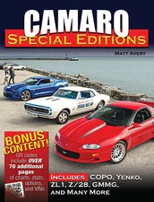 CT658 Camaro Special Editions 1967-Present Book ZL1 Z28 Copo Yenko GMMG Pace