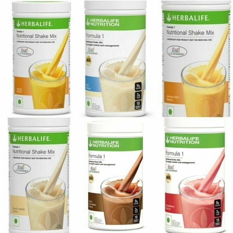 Combo Herbalife F1 Rose & Kheer + ShakeMate - 2 X 500g, Saveur Vanille