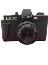 Vintage Retro Lavec LT-002 35mm Camera w/Case, Cap  Instructions Untested