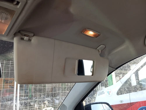 Visiera Parasole Auto Per Hyundai Sonata 2006-2008 – Lato Guida Con Specchio, Beige, OEM 852013K010QD