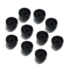 10-Pack Replacement Rubber Earbud Tips for V-MODA Bass Freq Metal Earphones