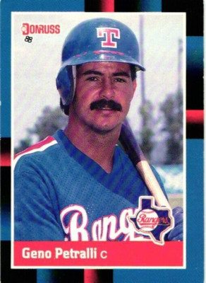 1987 Donruss #506 Eugene James Petralli, JR Rangers Baseball Card