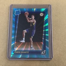 2021 Donruss Holo Teal Laser #223 Chris Duarte Rated Rookie RC Pacers A-43
