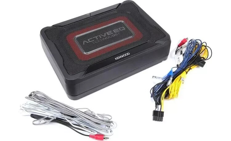 カーオーディオ KENWOOD Powered Subwoofer Kenwood KSC-PSW7EQ Compact Powered Subwoofer Enclosure w