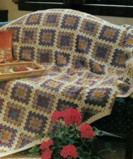CHIMNEY SWEEP AFGHAN HOME DECOR CROCHET PATTERN INSTRUCTIONS