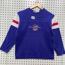 Vintage 90s Mickey  CO Shirt Blue Long Sleeve Mickey Mouse Youth L 14/16