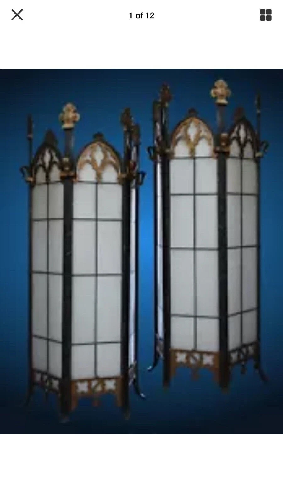 Colgante de Bronce Gótico candelabros y lámparas de techo