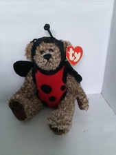 TY ATTIC TREASURES | BUGSY THE BEAR | RARE RETIRED VINTAGE PLUSH BEANIES