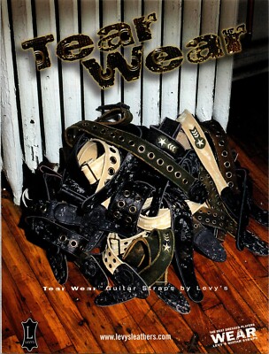Levy's Guitar Straps Original Print Ad