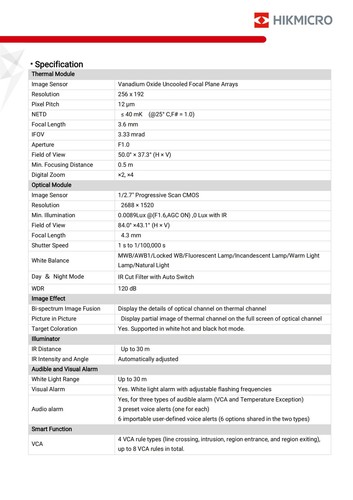 Hik HM-TD2628T-3/QA Outdoor Thermography -20°C to 550°C Bullet IP Camera - Picture 4 of 8