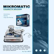 Mikromatic by Top-O-Matic Cigarete Injector Tobaco Machine  (King Size)
