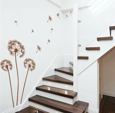 Pusteblumen Wandaufkleber Wandbild Vinyl Zum Selbermachen Wandtattoo Wohndeko HOCHWERTIG