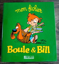 mon fichier la phrase classeur BOULE et BILL  ATLAS ROBA + de 400 fiches 1999