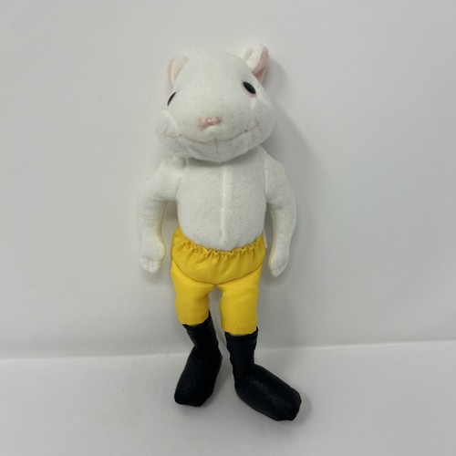 Hasbro Rare Stuart Little Mini Plush 8" Mouse w/ Boots Yellow Short Stuffed Toy - Picture 15 of 24