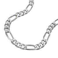 Kette 4,8Mm Flache Figarokette Silber 925 50Cm | Gallay | EAN 4051288043902