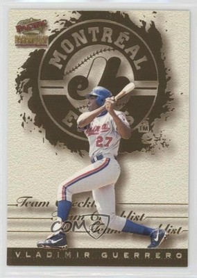 1999 Pacific Paramount Team Checklists Vladimir Guerrero #18 HOF g2x