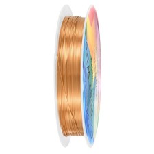 0.3 Mmx15m Jewelry Wire, 28 Gauge 49.2FT Craft Wire Copper Wire, Copper Tone