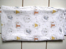 Aden Anais Swaddle Baby Blanket Disney Winnie The Pooh Classic Muslin White
