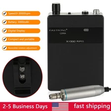 Portable Dental Lab Micromotor Brushless Machine W/ 30000RPM Polishing Handpiece