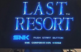 SNK NEO GEO CD NGCD LAST RESORT Japanese version boxed Tested