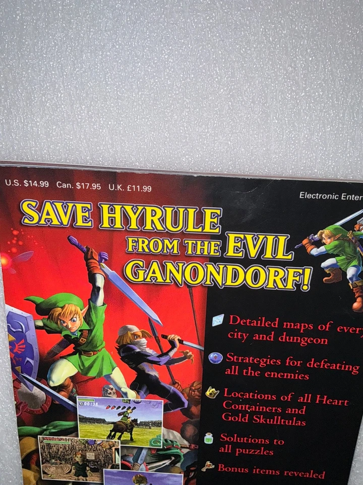 Legend Of Zelda Ocarina Of Time Limited Edition Collectors Prima Guide - Image 4 of 4