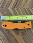 NWB Ka-Bar Mini Dozier Folding Hunter Knife, Blaze Orange, 3.5 in Closed — photo 4