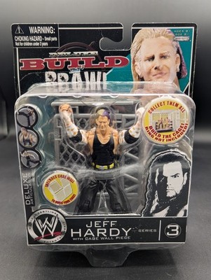 WWE JEFF HARDY Build N Brawl Figure Series 3 Jakks NEW SEALED