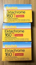 New old stock Kodak Ektachrome 160T 35mm Film Expired 2007 frozen 3 Rolls