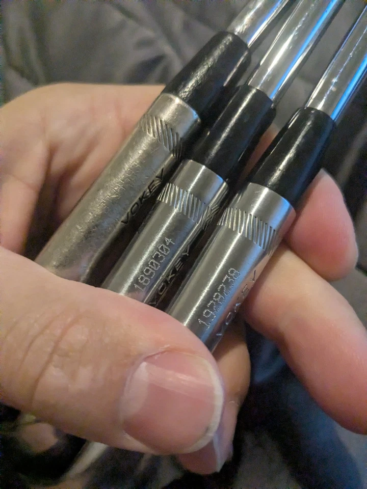 Rechts Titleist SM6 Tour Chrome,Stahlgrau Wedge Set.52,56,60.Vokey - Bild 4 von 4