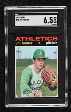 1971 Topps Catfish Hunter Jim Hunter #45 SGC 6.5 HOF 07qw