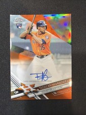 Teoscar Hernandez 2017 Topps Chrome Orange Refractor Auto Rookie RC, #’d /25