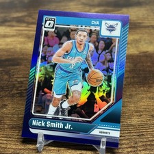 2024-25 Donruss Optic #167 Nick Smith Jr. Purple Prizm Charlotte Hornets