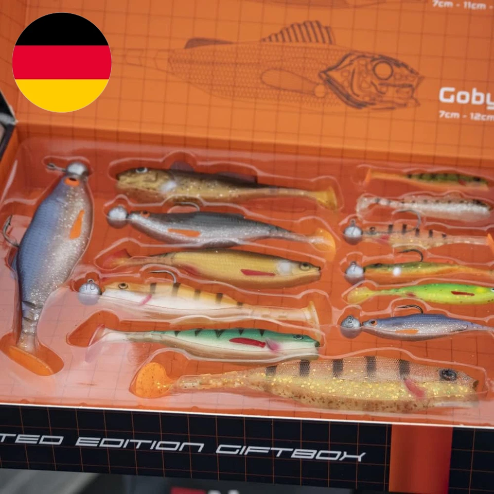 Berkley Pulse Realistic - Set Mit 13 Gummiködern Und 6 Jigköpfen. Geschenkbox Fü - Bild 4 von 4