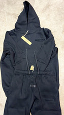 Essentials Fear of God Black 2-Piece Fleece Hoodie  Pants Set Pockets Men M